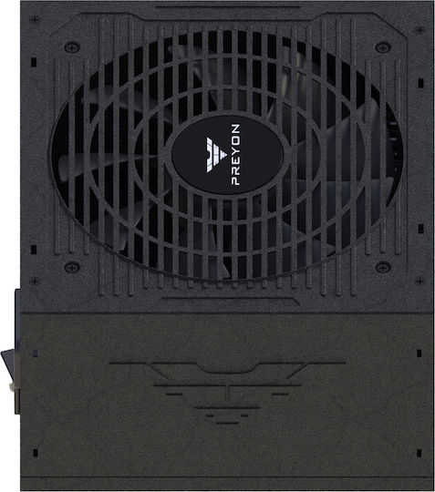Preyon Nest Windy+ Gaming Midi-Turm Computergehäuse mit Seitenfenster Schwarz + PREYON EAGLE POWER GOLD 1000W Netzteil