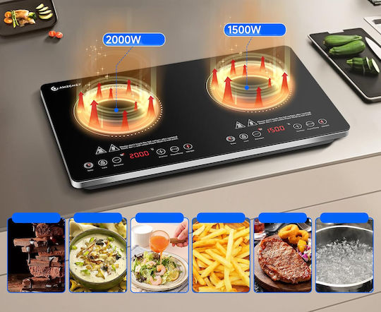 Amzchef Countertop Burner Induktion Double