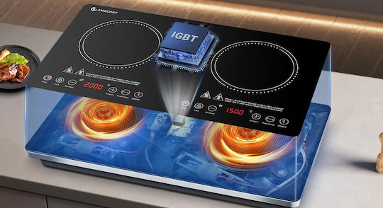 Amzchef Countertop Burner Induktion Double