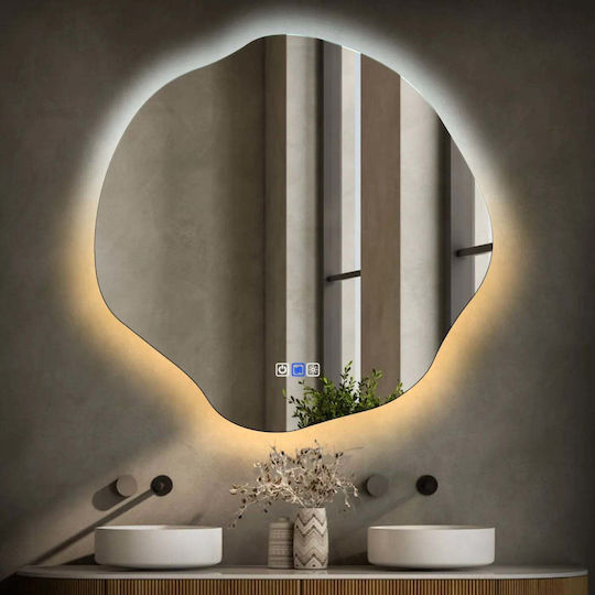 Reyze Ambient Oglindă de Baie Lumini LED Atingere 50x50cm