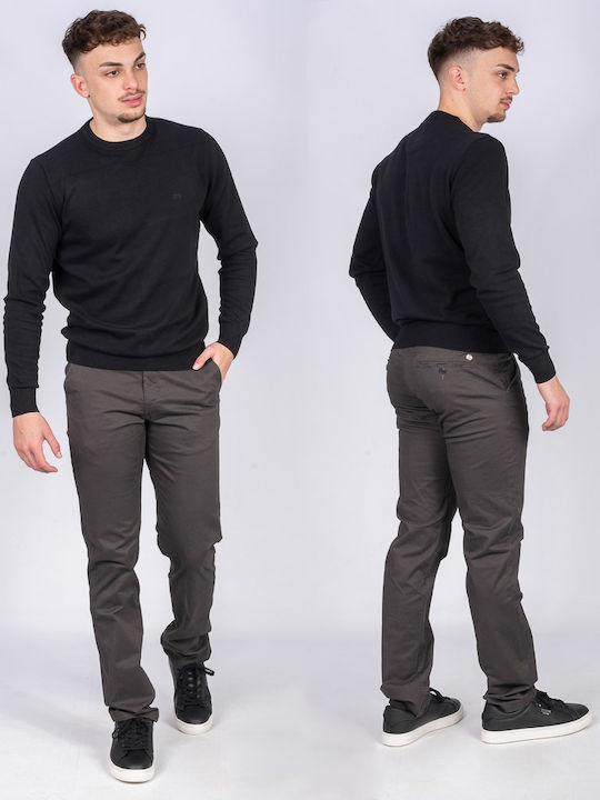 Langarm-Pullover Schwarz