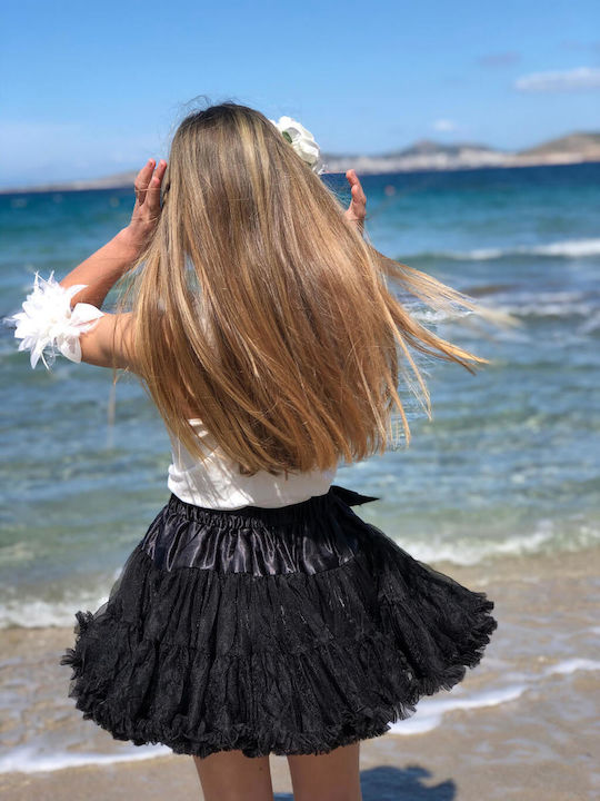 Kids Tulle Skirt Black