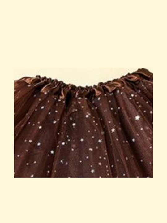 Kids Skirt Tulle Tulle Brown