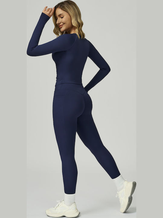 Set Women's Long Leggings Navy