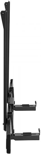 Maclean Energy Wall Mounted Speaker Stand (1 Piece) in Black Color