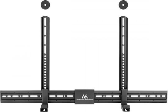 Maclean Energy Wall Mounted Speaker Stand (1 Piece) in Black Color