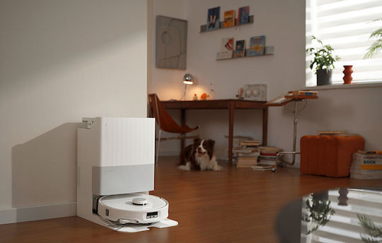 Roborock Qrevo Edge 5V1 Roboter-Staubsauger mit Laser-Kartierung und Saugkraft 18500Pa Weiße