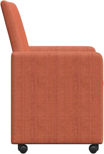 Stühle Speisesaal Red Orange 2Stück 57x66x94cm