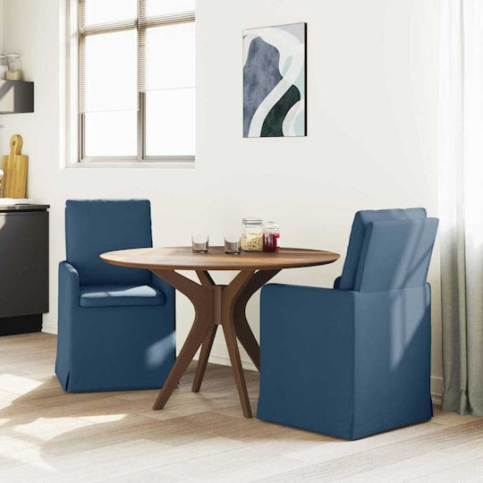 Armchairs Dining Room 57x67x98cm 2pcs Blue