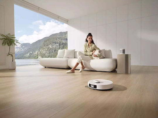 Dreame L40 Ultra AE Robot Vacuum Cleaner with Laser Mapping & 19000Pa Suction Power White