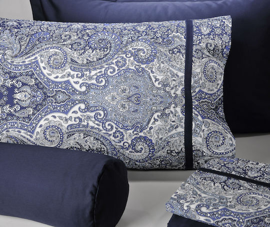 Down Town Home Σετ Μονή 175x245cm Bombay Blue Down Town Home Σετ Μονή 175x245cm Bombay Blue