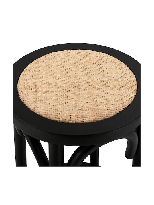 Hocker Bar Hölzernes Faye Black 36x36x70cm