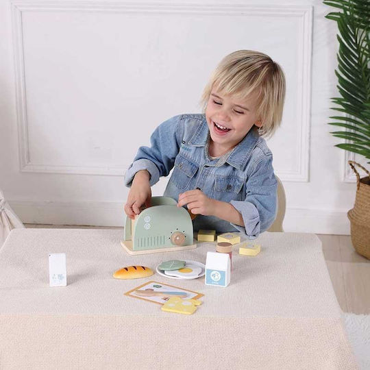 Tooky Toys Παιδική Οικιακή Συσκευή από Ξύλο 14τμχ