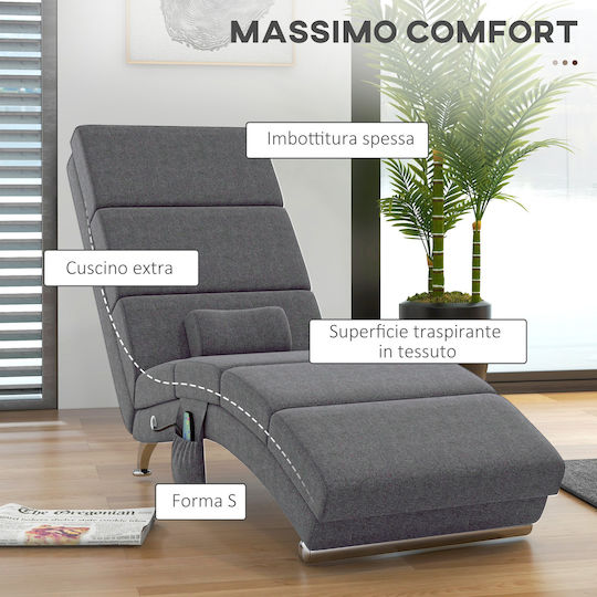 Relax Massage Gray Armchair 56x168x84cm