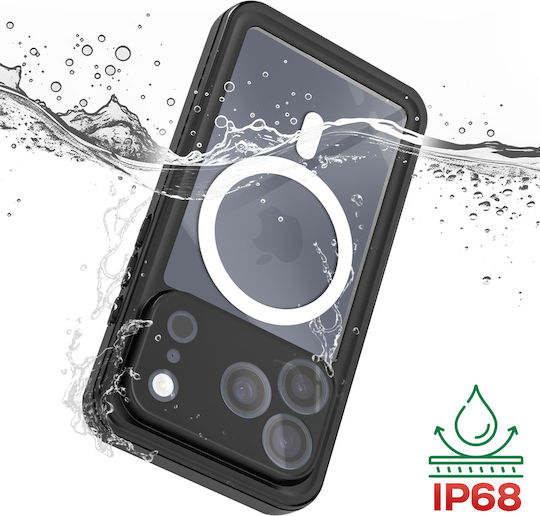 Калъф Redpepper за Iphone 17 Pro Ip68 Водоустойчив Удароустойчив 2м Включен Връзка Черен