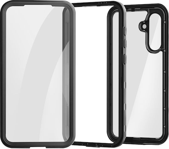Redpepper Wasserdichte Handyhülle Samsung Galaxy A56 Ip68 Stoßfest Integriertes Lanyard Schwarz