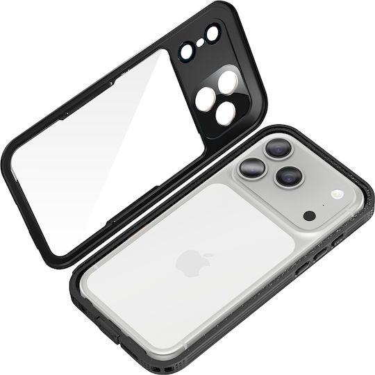Husă Shellbox Iphone 17 Pro Ip68 Rezistentă La Apă Și Șocuri 2m Inclusă Curea Neagră