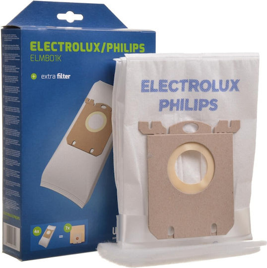 S-bag Staubsaugerbeutel 12Stück Kompatibel mit Staubsauger Electrolux / Philips / AEG / Universal