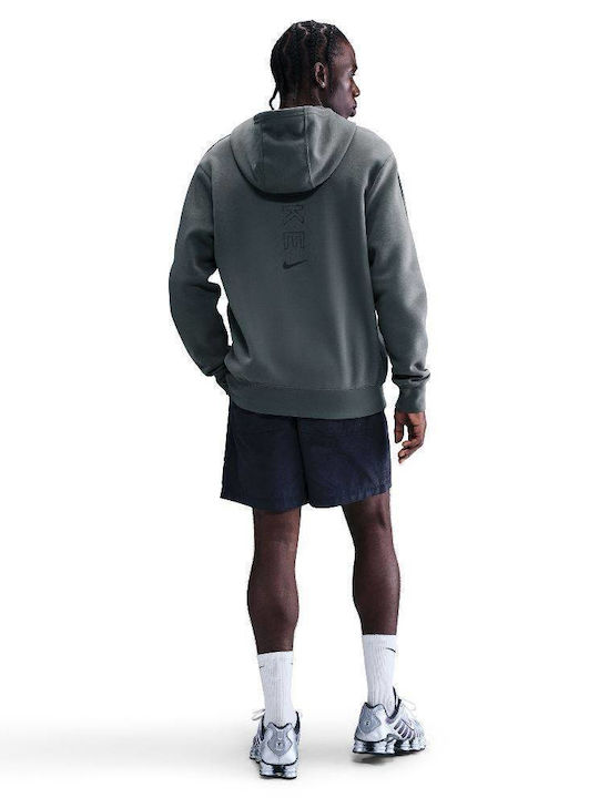 Hoodie Суитшърт с Качулка Iron Grey / Black