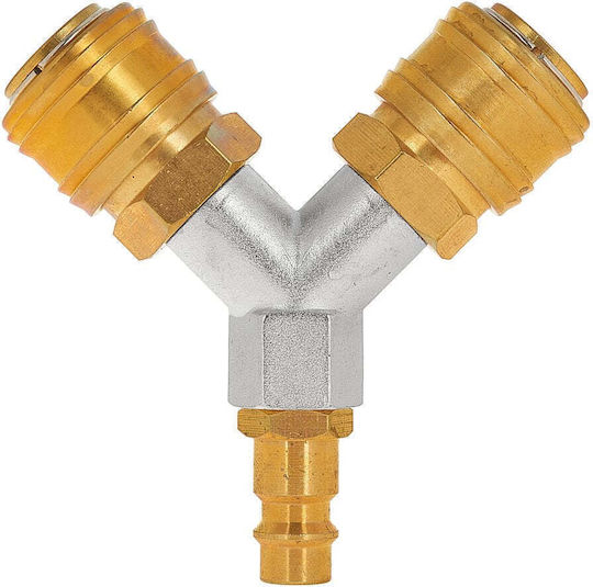 Distribuitor Aer 2 Racorduri Rapide 1/4"