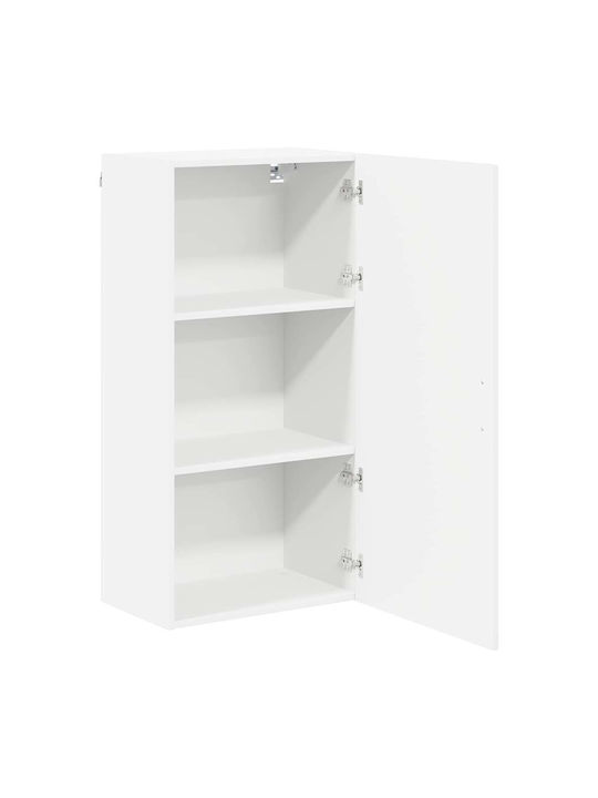 Schrank Wand Weiß 50x31x100cm