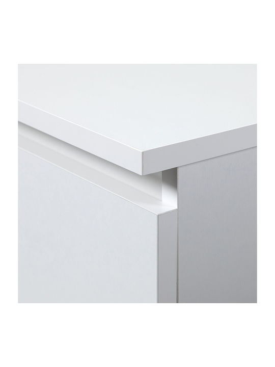 Comoda pentru Dormitor cu 3 sertare Matte White 60x35x57buc