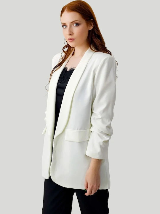 Blazer pentru femei Sacou White