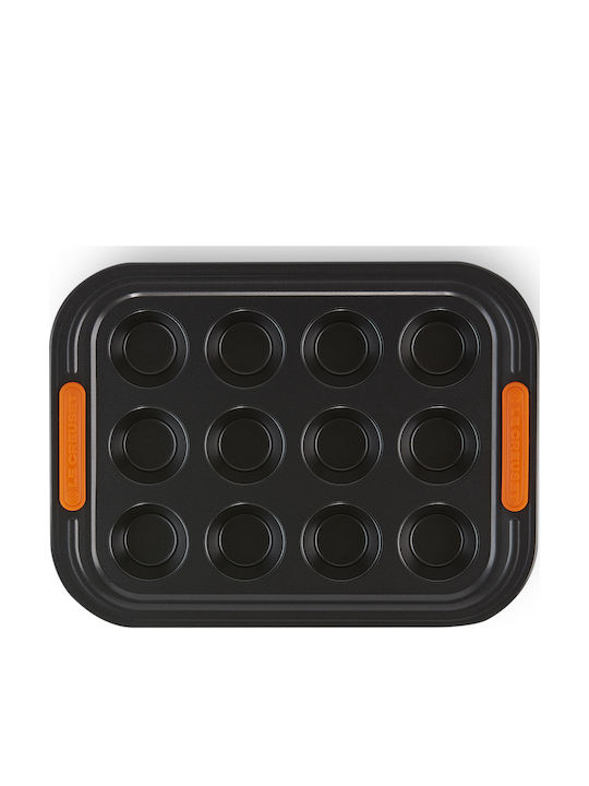 Le Creuset Formă de Patiserie pentru Cupcakes/Muffins din Silicon 30.3x22.7x2.84buc 12buc