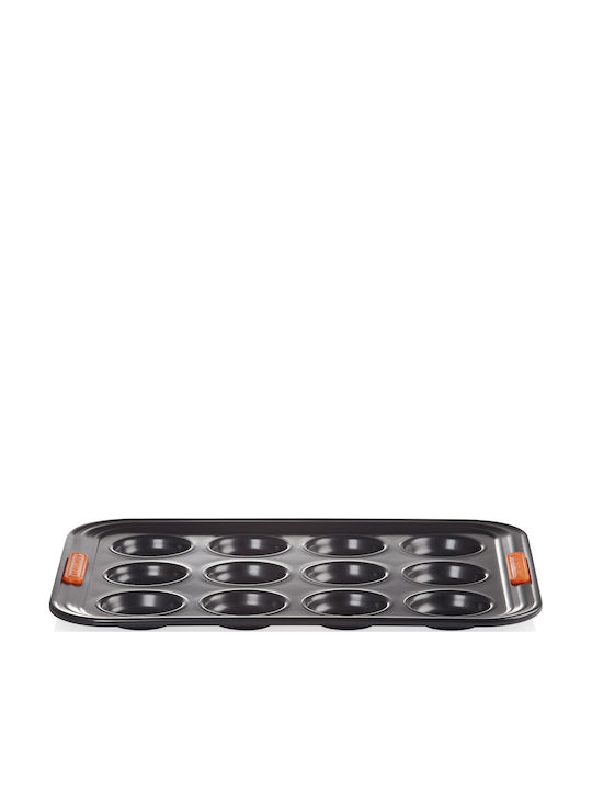 Le Creuset Formă de Patiserie pentru Cupcakes/Muffins din Silicon 12 Locuri 1buc