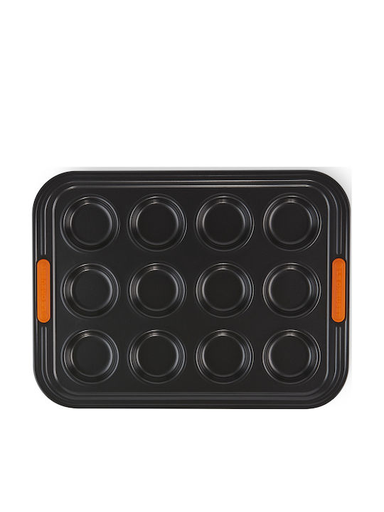 Le Creuset Formă de Patiserie pentru Cupcakes/Muffins din Silicon 12 Locuri 1buc