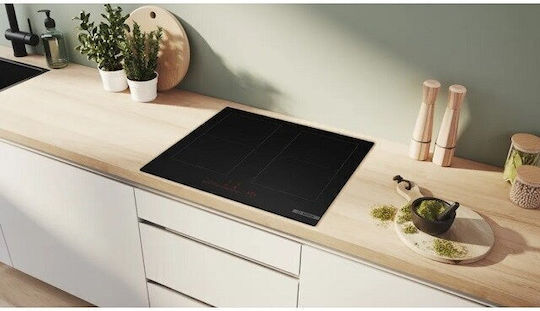 Bosch Serie 6 Smart Induction Cooktop Autonomous with Child Lock Function 59.2x52.2εκ.