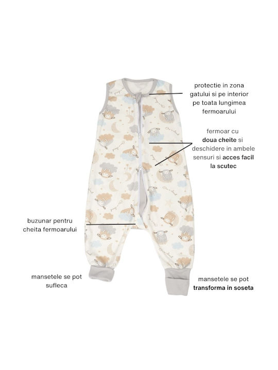 Kidizi Vara Sac de dormit 0.5 tog Pastel