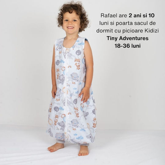 Kidizi De primăvară Sac de dormit 1 tog Albastru