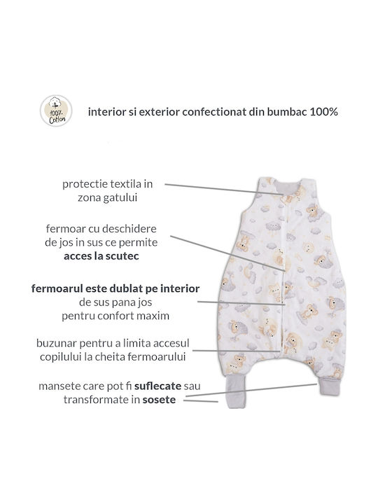 Kidizi Vara Sac de dormit 0.5 tog Roșu
