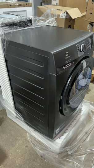 Electrolux Waschmaschine 9kg mit Dampftechnologie 1400 Umdrehungen Dampfauffrischung Silber EW7FG4492UDE