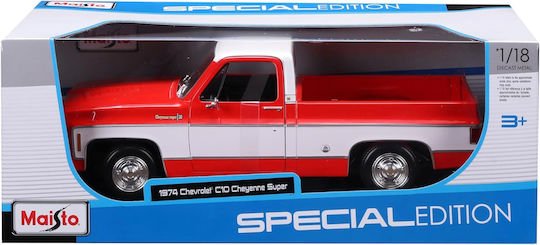 Metal Car Maisto 1 18 Special Edition 1974 Chevrolet C10 Cheyenne Super 48 31467 R W