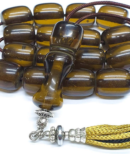Roloi Komboloi Resin Worry Beads with 17 Beads Green 33cm