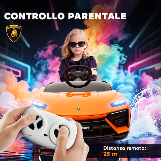 Lamborghini Едноместен с Дистанционно Управление Вдъхновен 12 Волта Оранжев