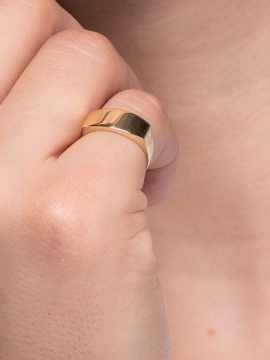 Lunaorocreations Women's Chevalier Ring 14K Yellow Gold Lunaorocreations Women's Chevalier Ring 14K Yellow Gold