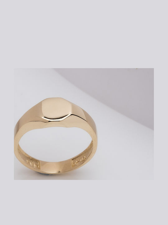 Lunaorocreations Damen Chevalier Ring 14k Gelb Gold