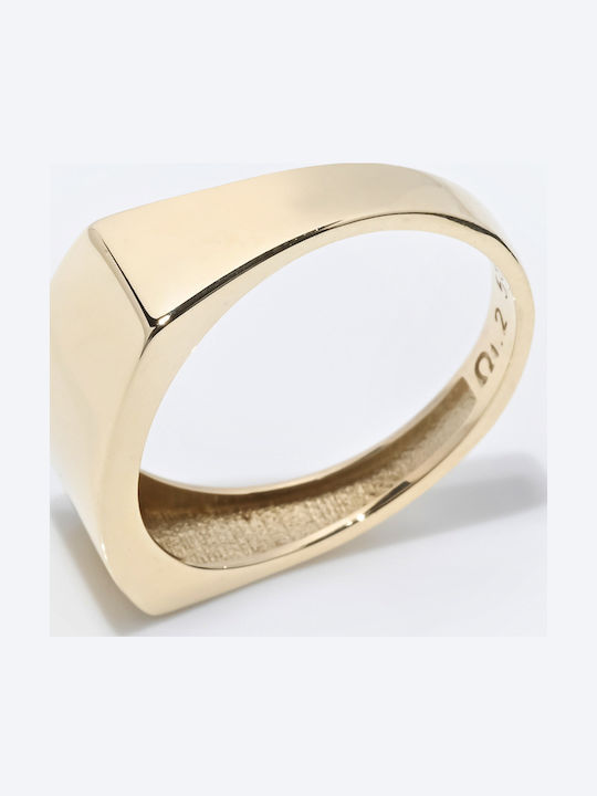 Lunaorocreations Damen Chevalier Ring 14k Gelb Gold