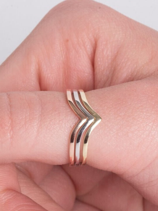 Lunaorocreations Women's Chevron Ring