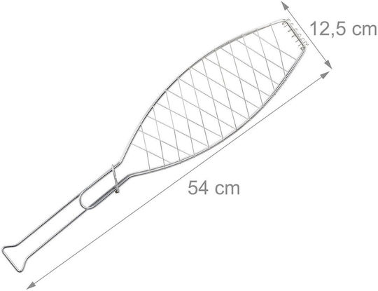 Fish Grill 3-teiliges Edelstahl-Set 1,5 X 54 X 12,5 Cm
