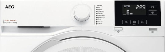 AEG TR718WE Στεγνωτήριο 8kg με Αντλία Θερμότητας