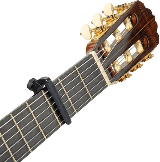 Daddario Clamp Capo for Acoustic and Classic Guitar Pro Plus Capo Black