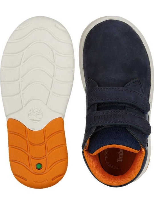 Toddle Tracks H&L Ανατομικά Suede Παιδικά Μποτάκια με Σκρατς Μπλε