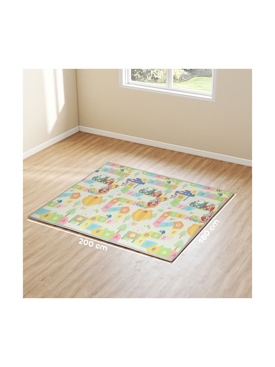 Aiyaplay Παιδικό Χαλί Πολύχρωμο 194x176cm Πάχους 1.5mm