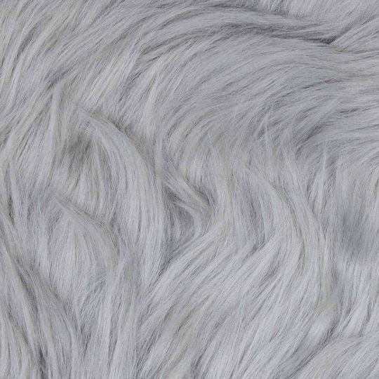vidaXL Teppich Kamin Rechteckig Leder Gray