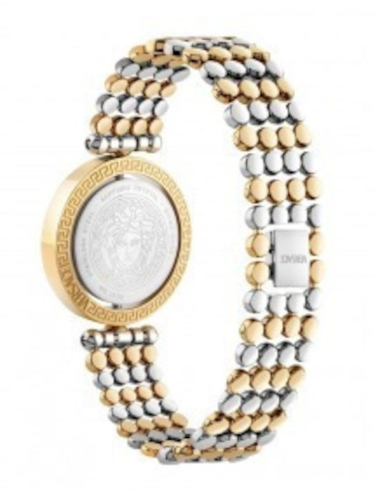 Versace Eon Lady Ρολόι Μπαταρίας με Μεταλλικό Μπρασελέ