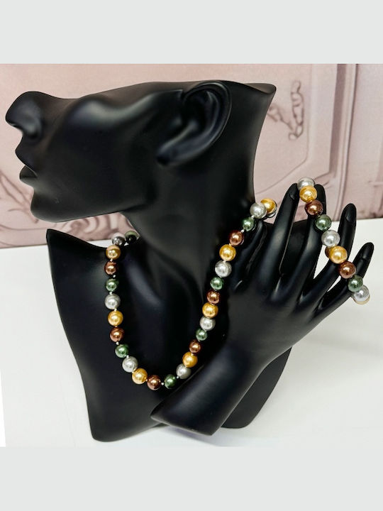 Velve Damen Set Armbänder mit Perlen